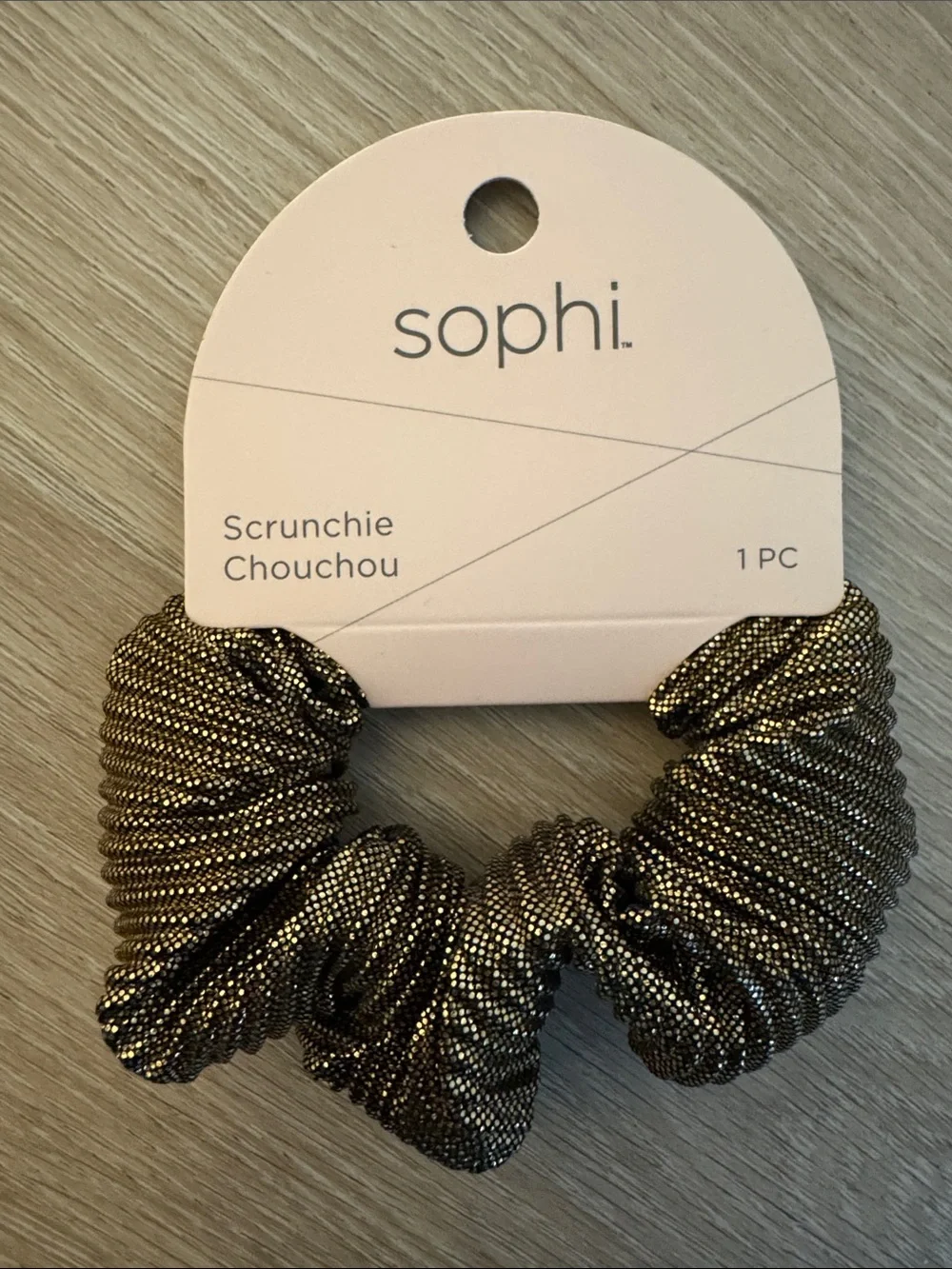 Sophi Metallic Gold & Black Scrunchie + Headband Set NEW 🏷️